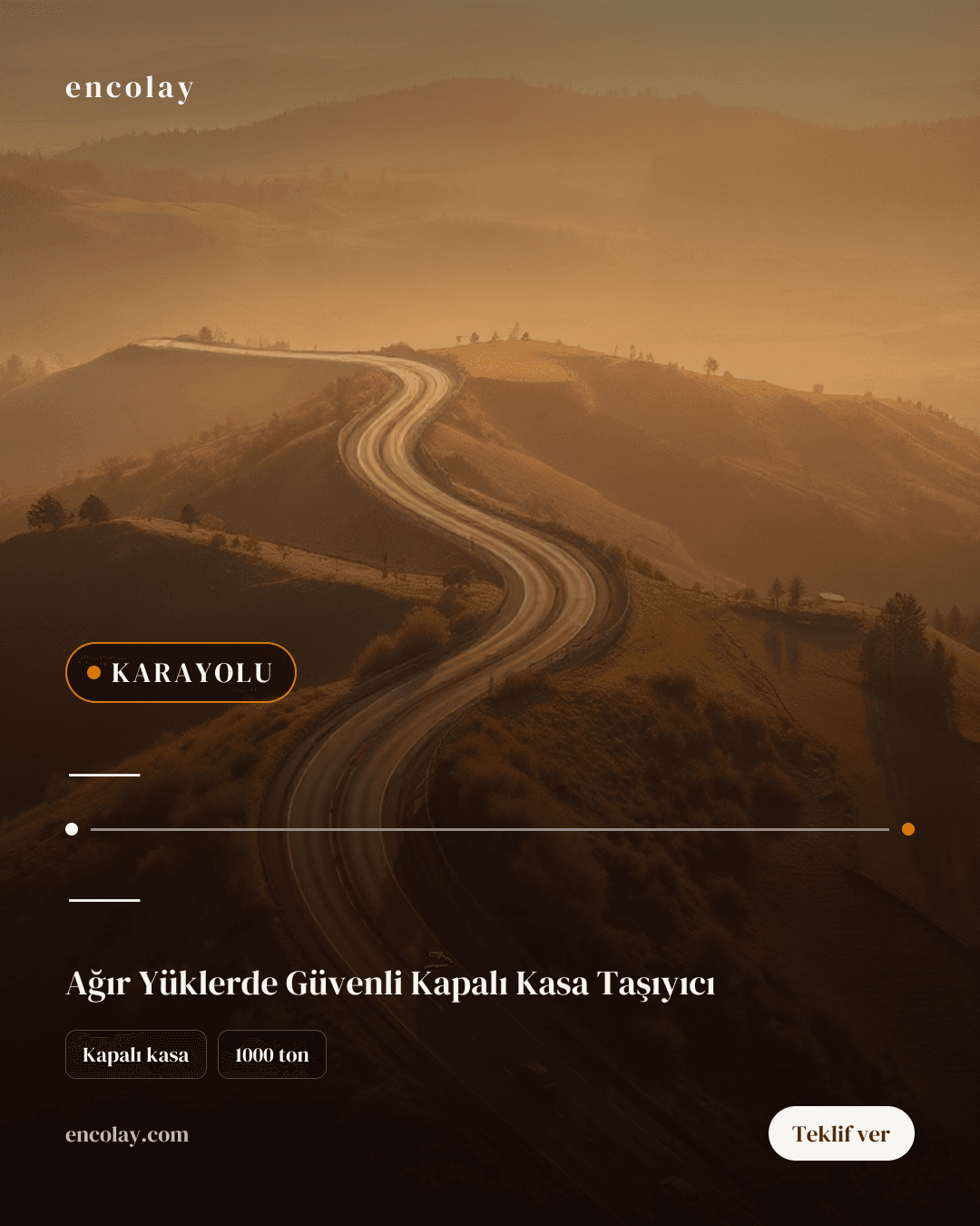1000 ton Krom cevheri konsantresi karayolu taşıması