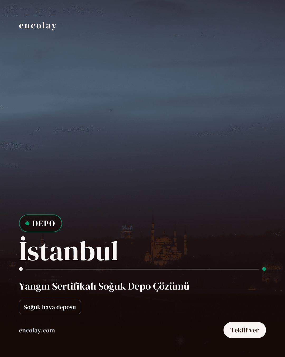 İstanbul depo talebi