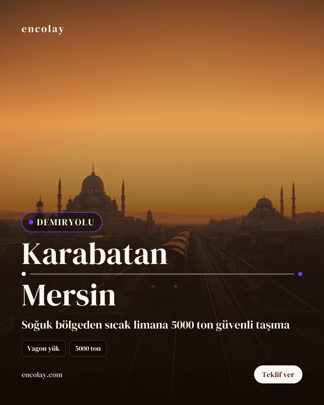 Karabatan → Mersin · 5000 ton Dökme Sülfür
