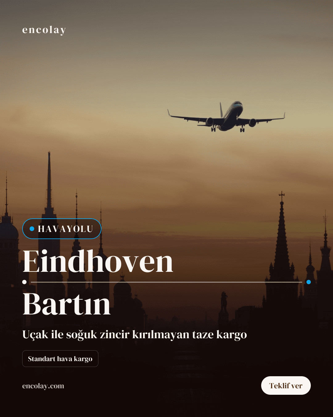 Eindhoven → Bartın · Paletli Yük