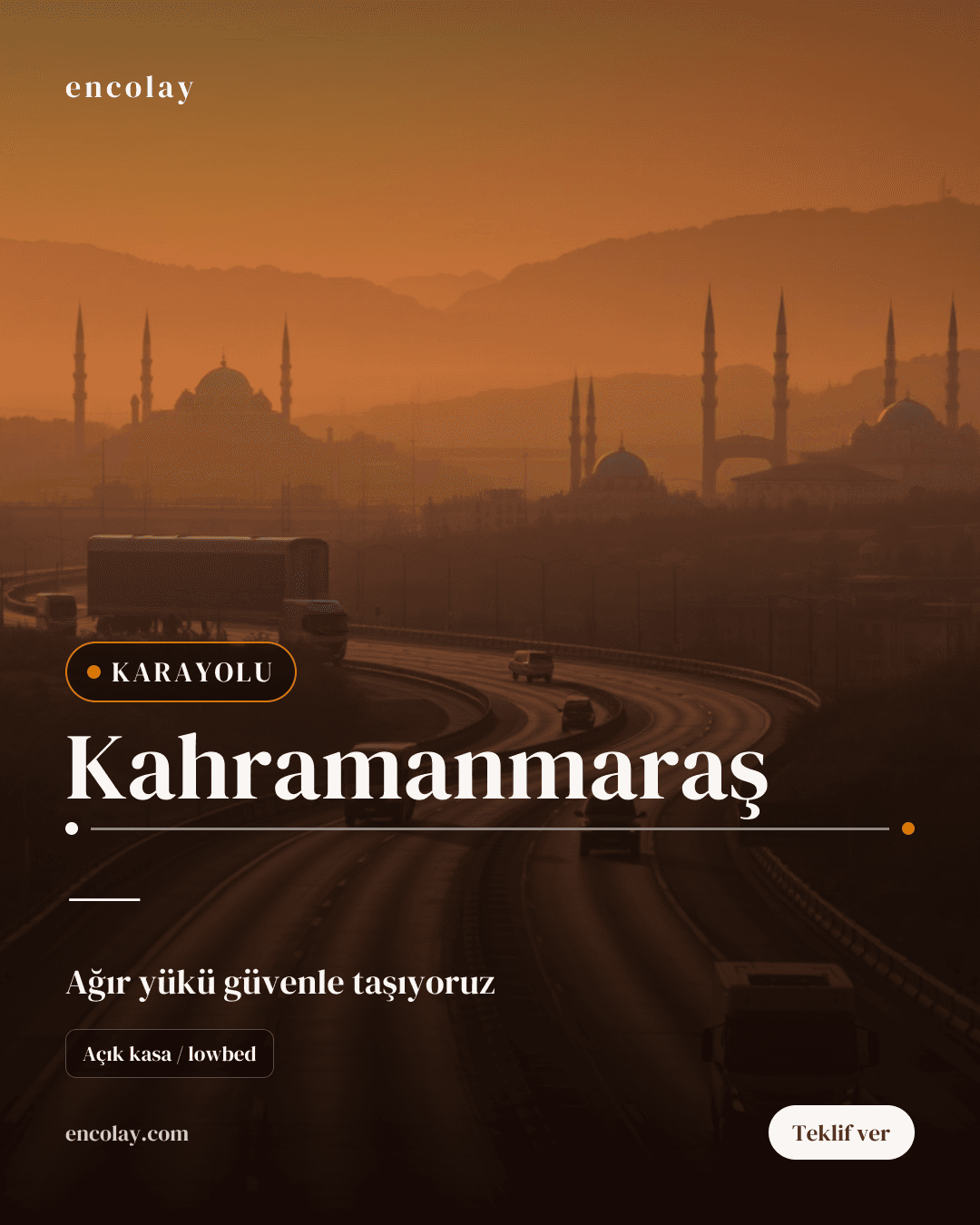 Kahramanmaraş · karayolu