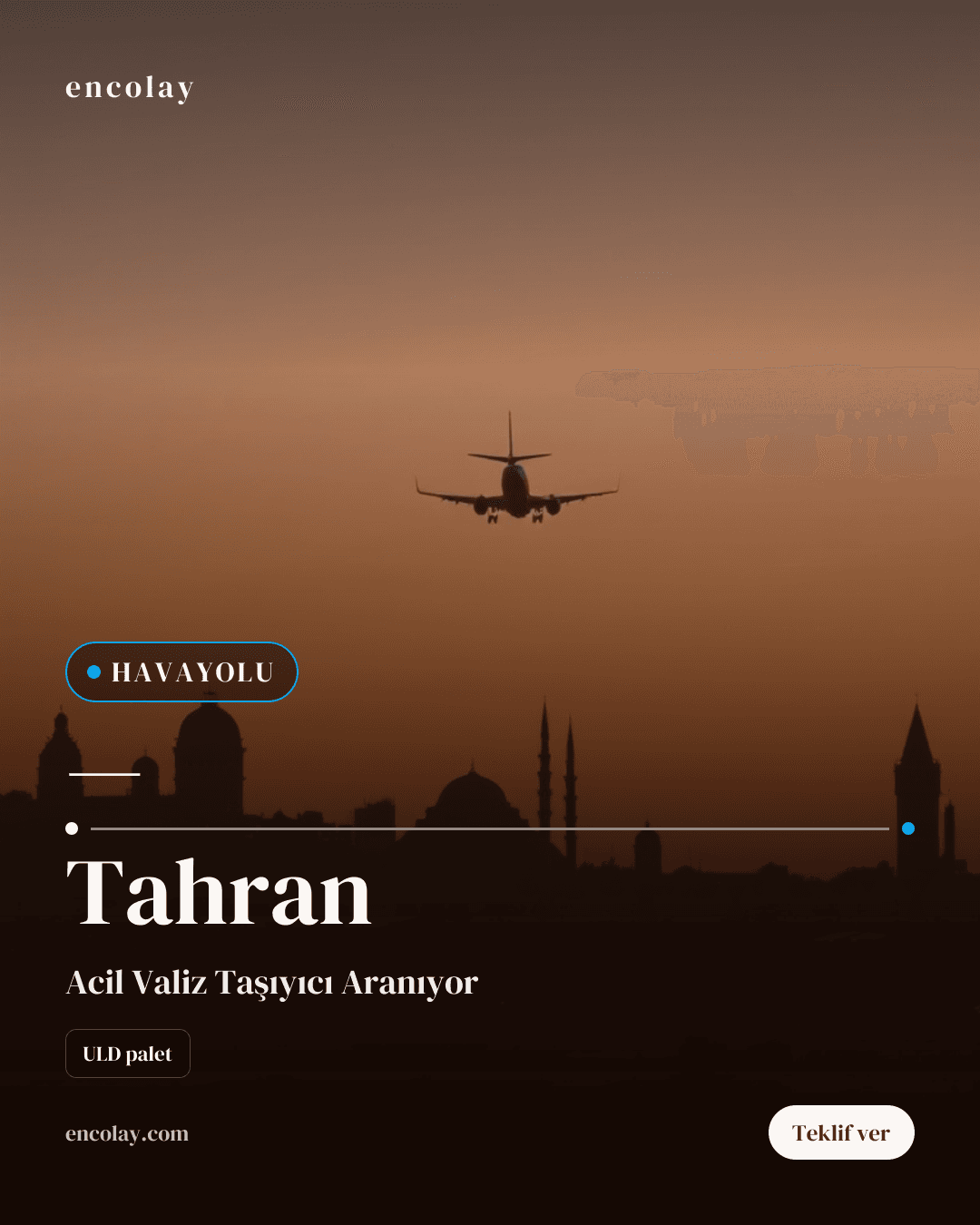 Tahran Valiz havayolu taşıması