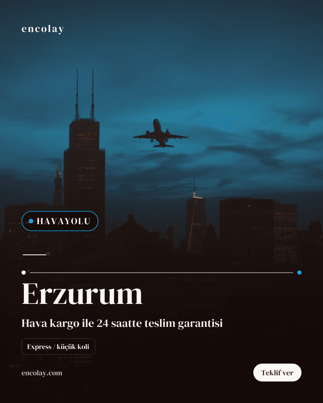 Erzurum havayolu taşıma talebi