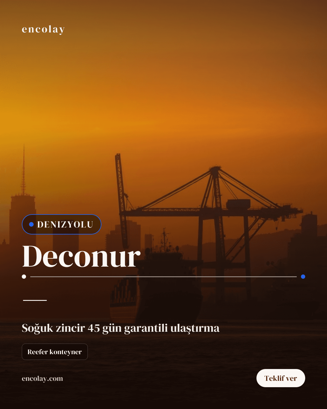 Deconur-Avustralya 40'lık Konteyner Taşıması