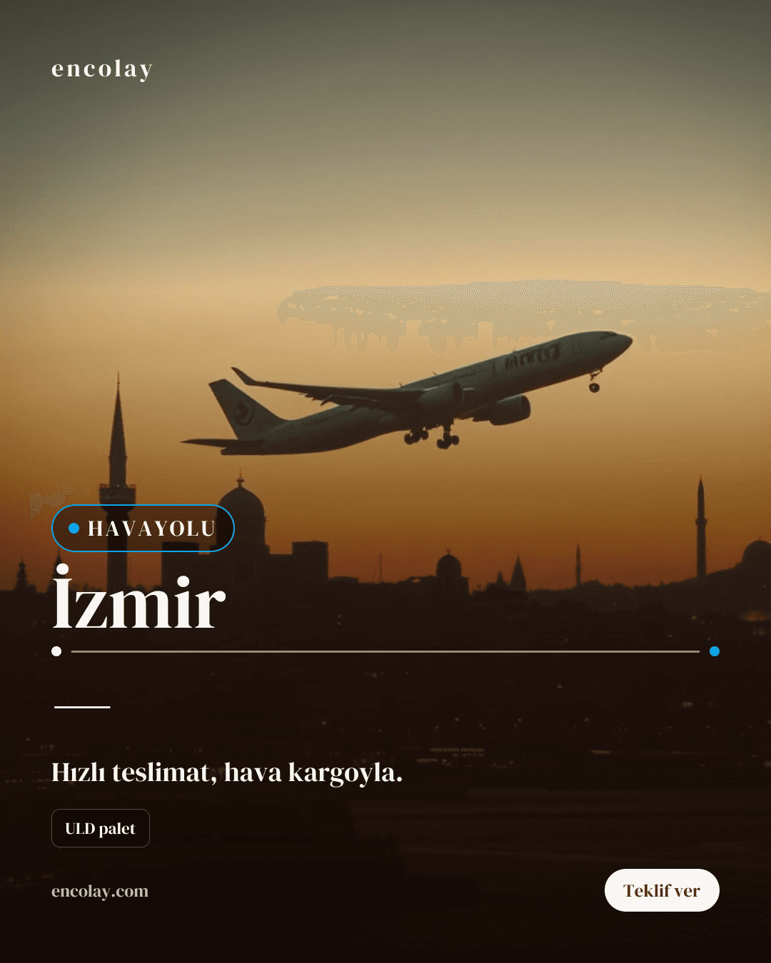 İzmir havayolu taşıma talebi