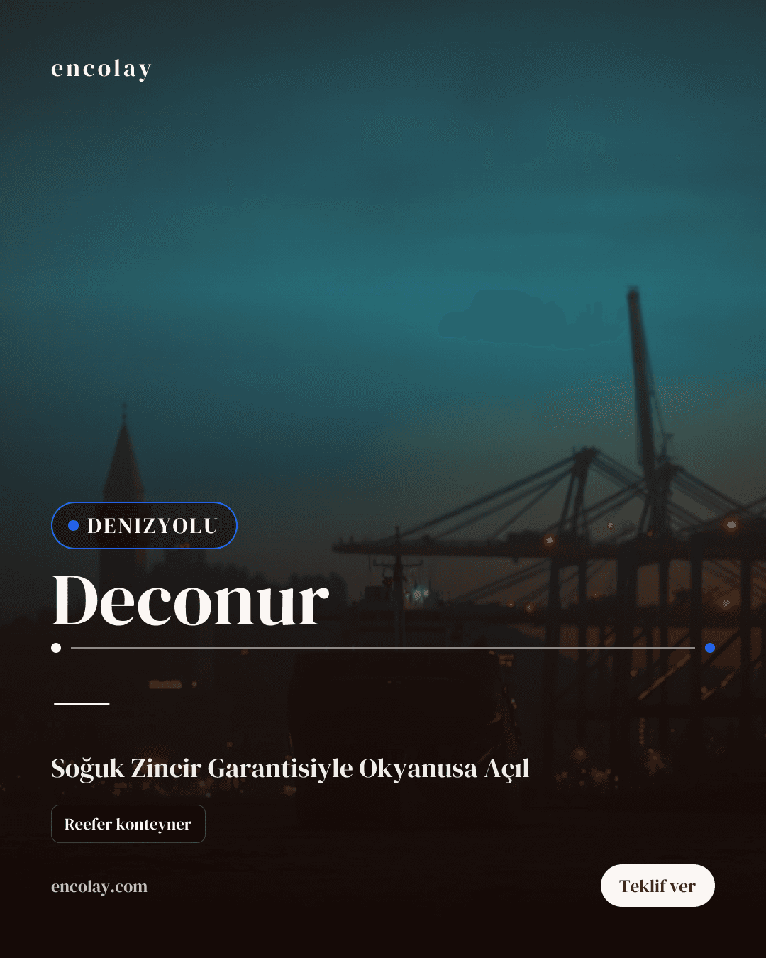 Deconur-Avustralya 40'lık Konteyner Taşıması