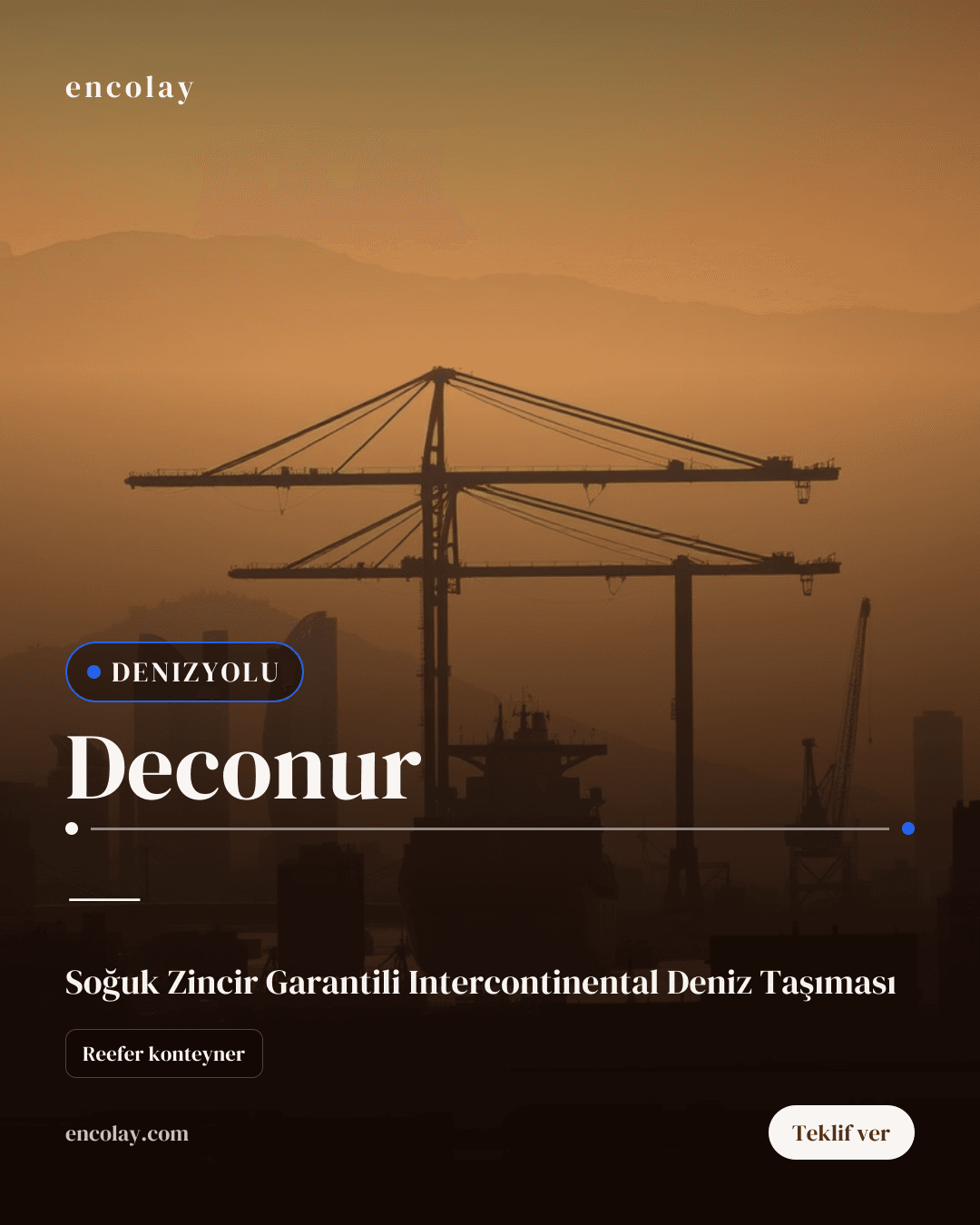 Deconur Konteyner denizyolu taşıması