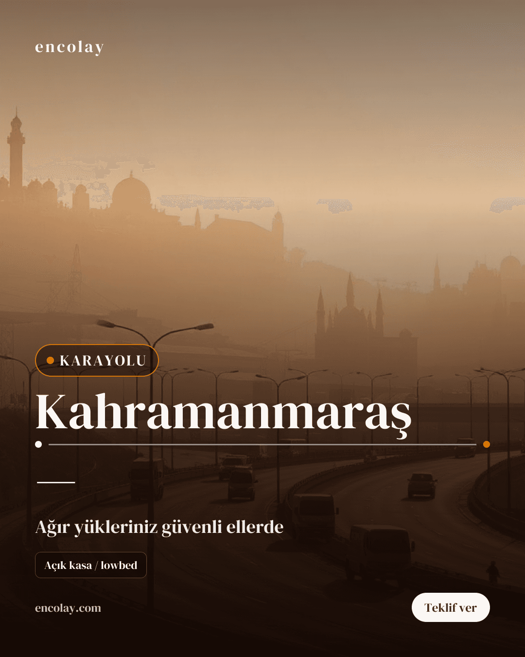 Kahramanmaraş · karayolu