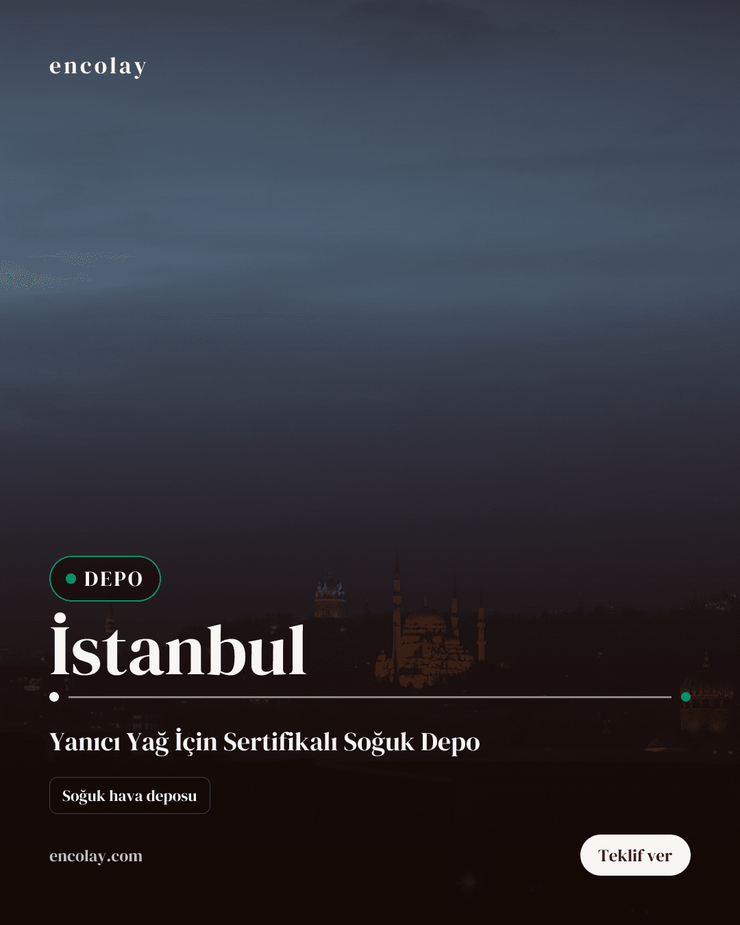 İstanbul depo talebi