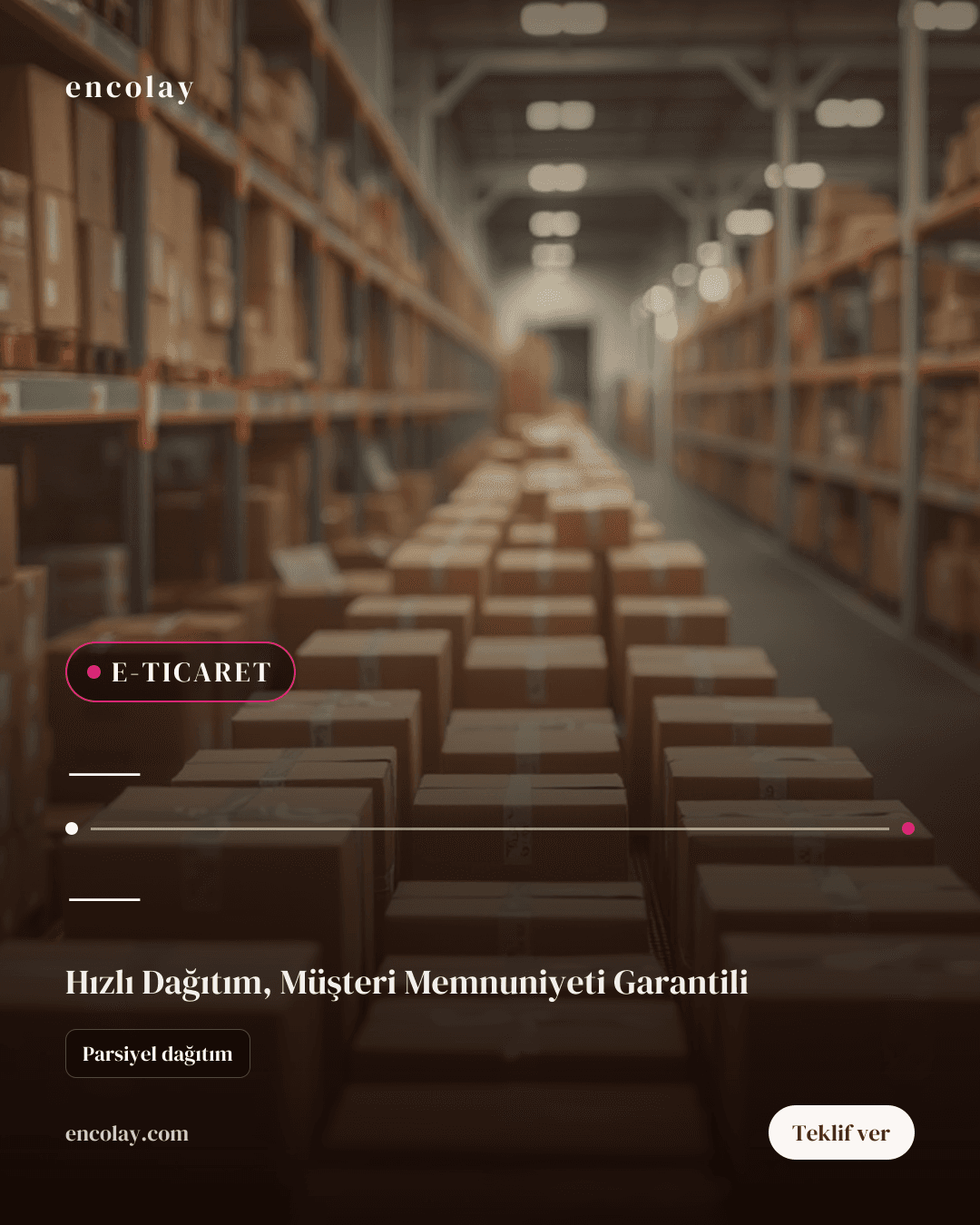 E-Ticaret Ürünleri için karayolu taşıma talebi