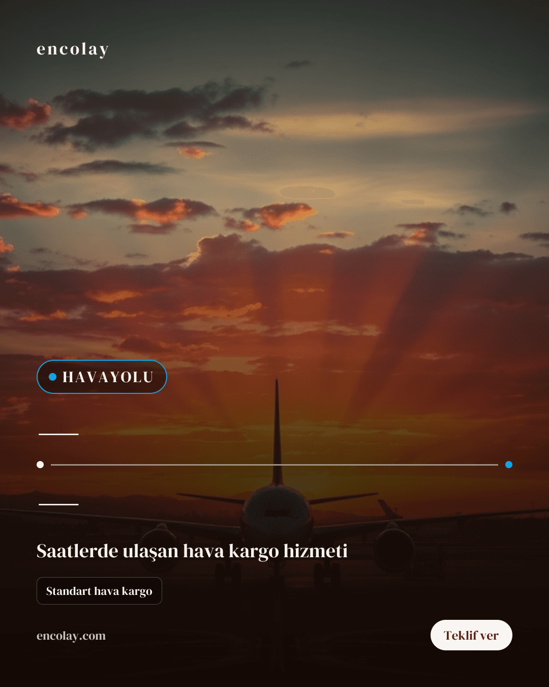 Kurye hizmeti için havayolu taşımacılığı talebi