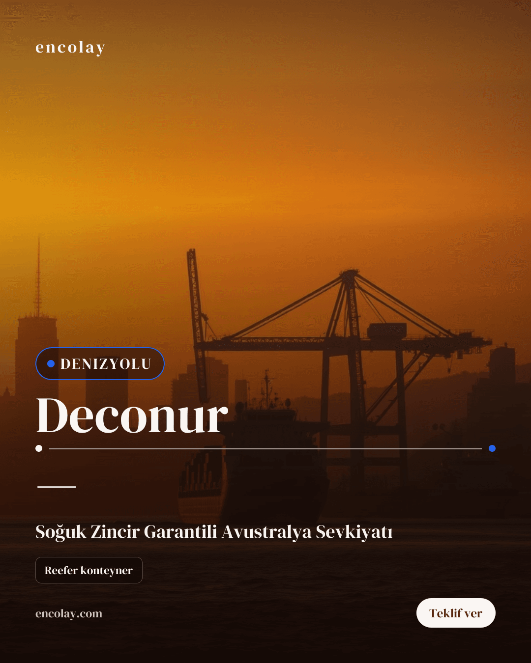 Deconur Konteyner denizyolu taşıması