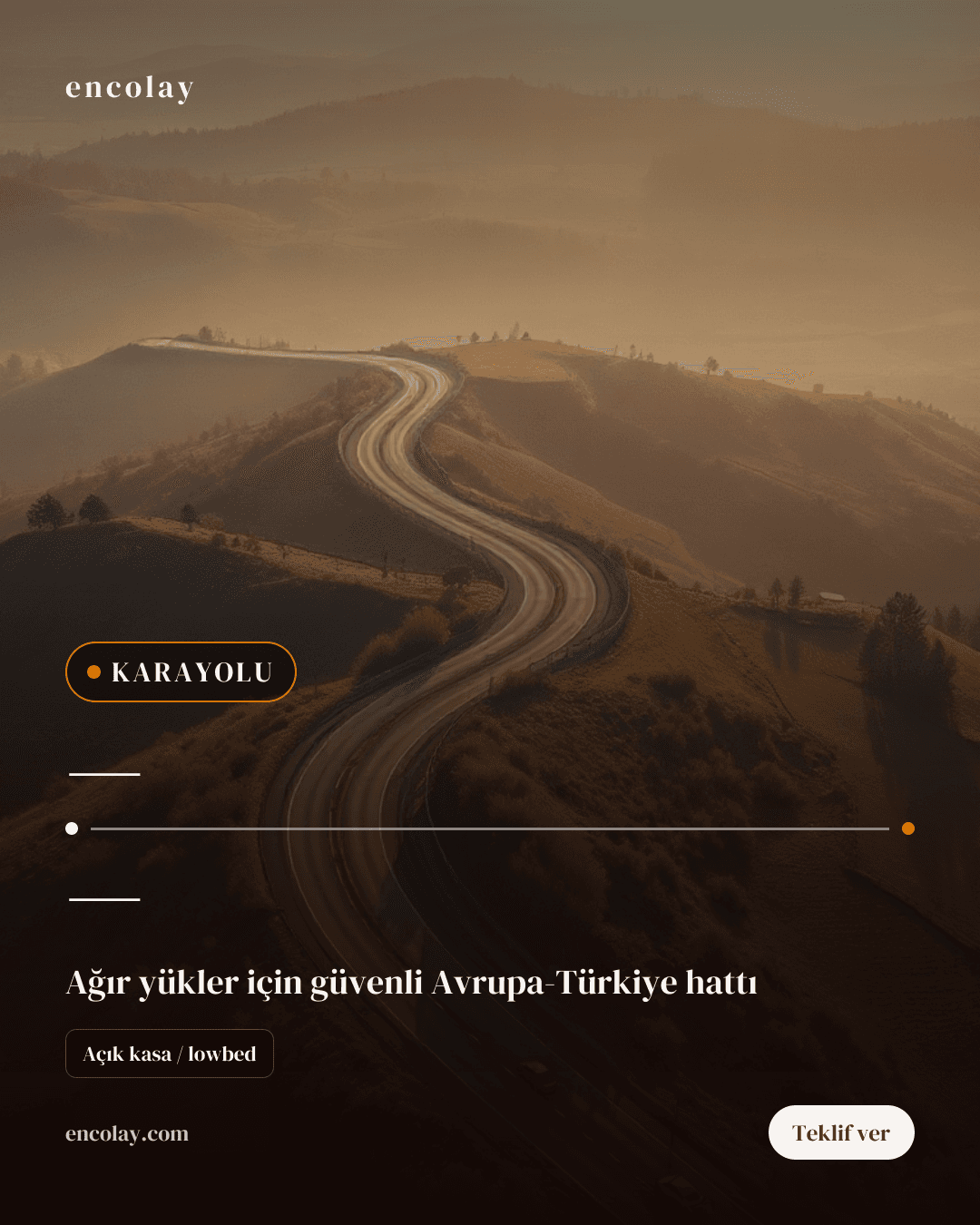 Belçika-Türkiye arası 2 TIR yük taşıması