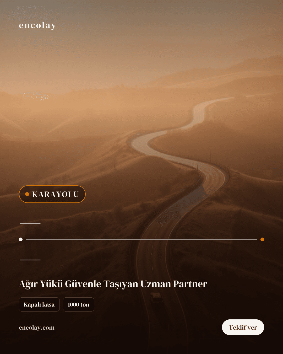 1000 ton Krom cevheri konsantresi karayolu taşıması