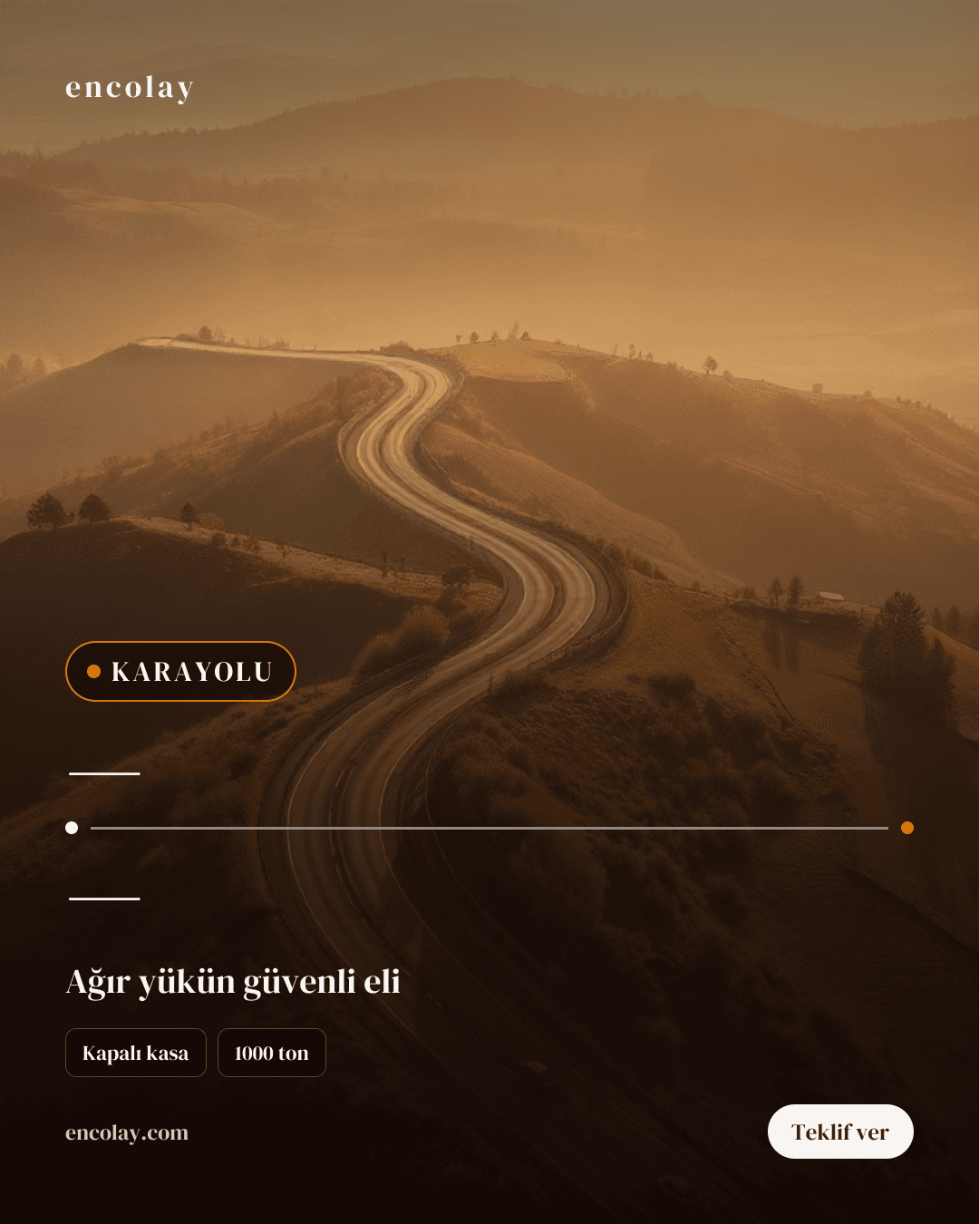 1000 ton Krom cevheri konsantresi karayolu taşıması