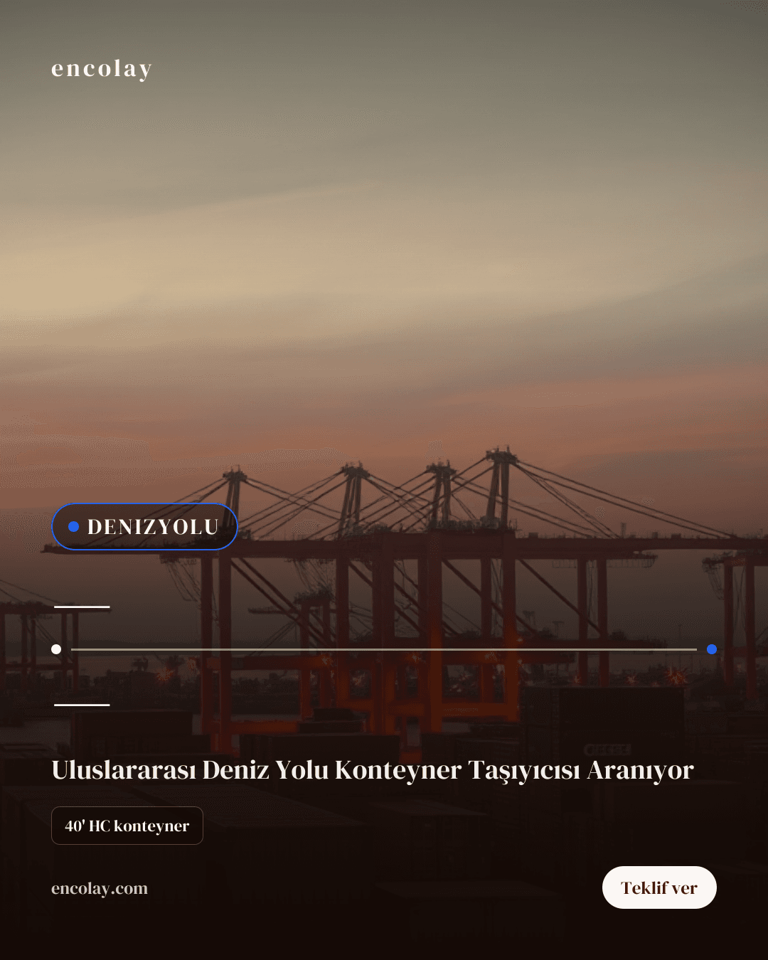 denizyolu taşıma talebi