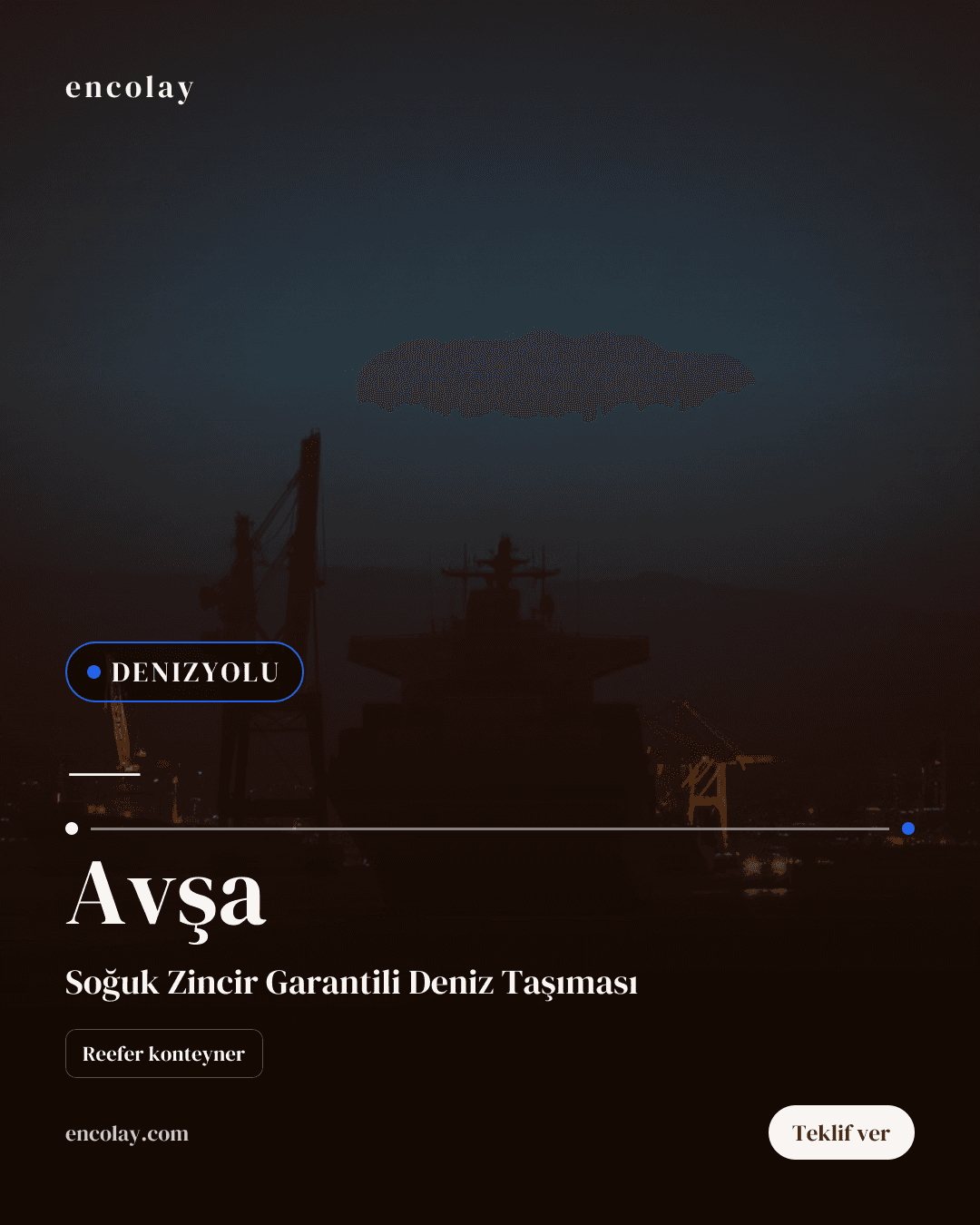 Avşa Adası'na Denizyolu Taşıma Talebi