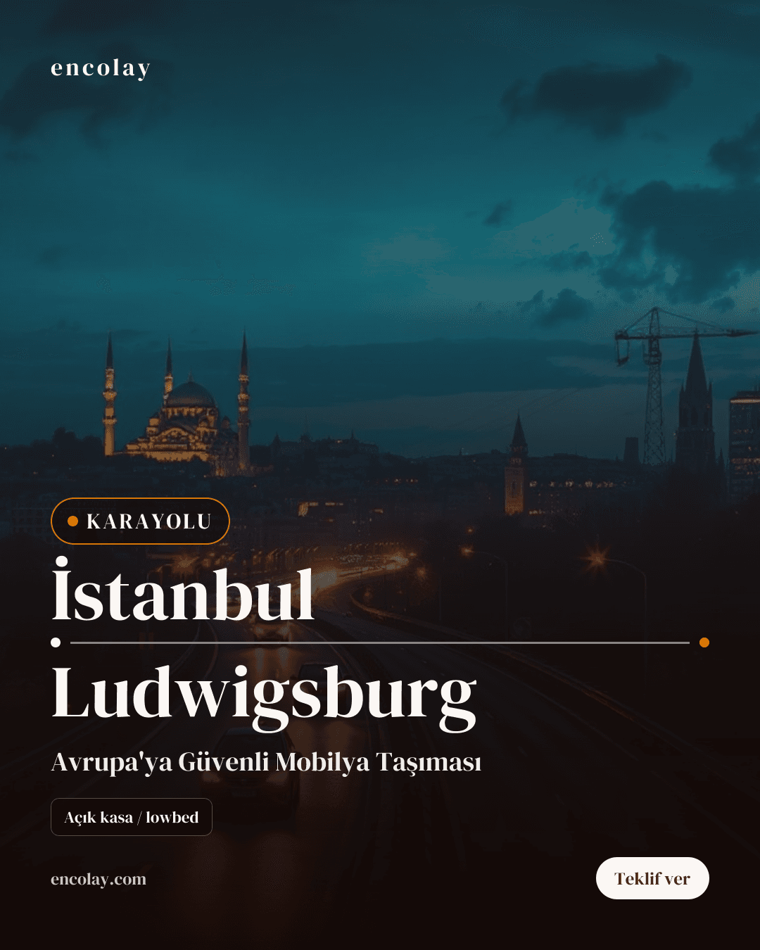 İstanbul-Ludwigsburg Mobilya Taşıması