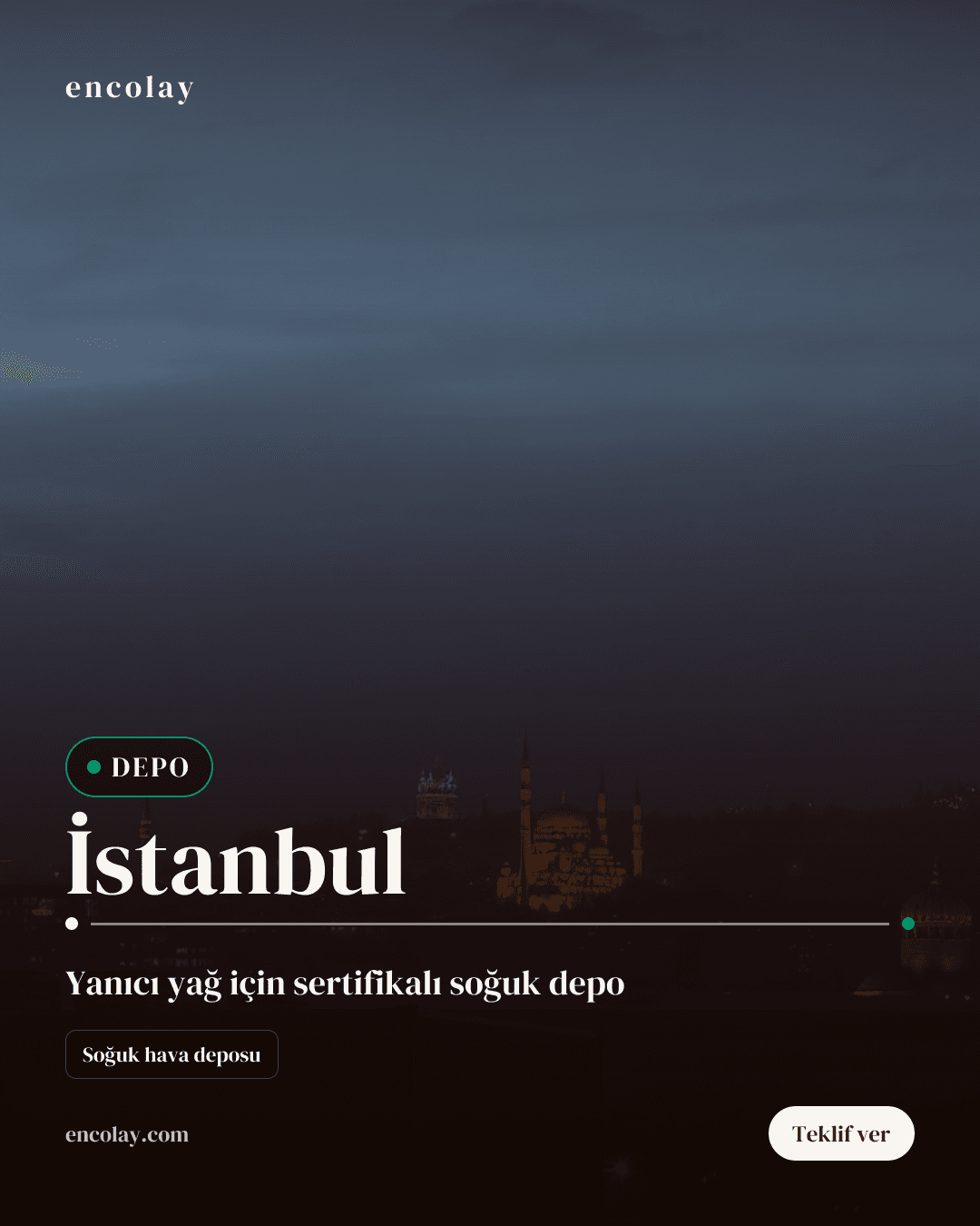 İstanbul depo talebi
