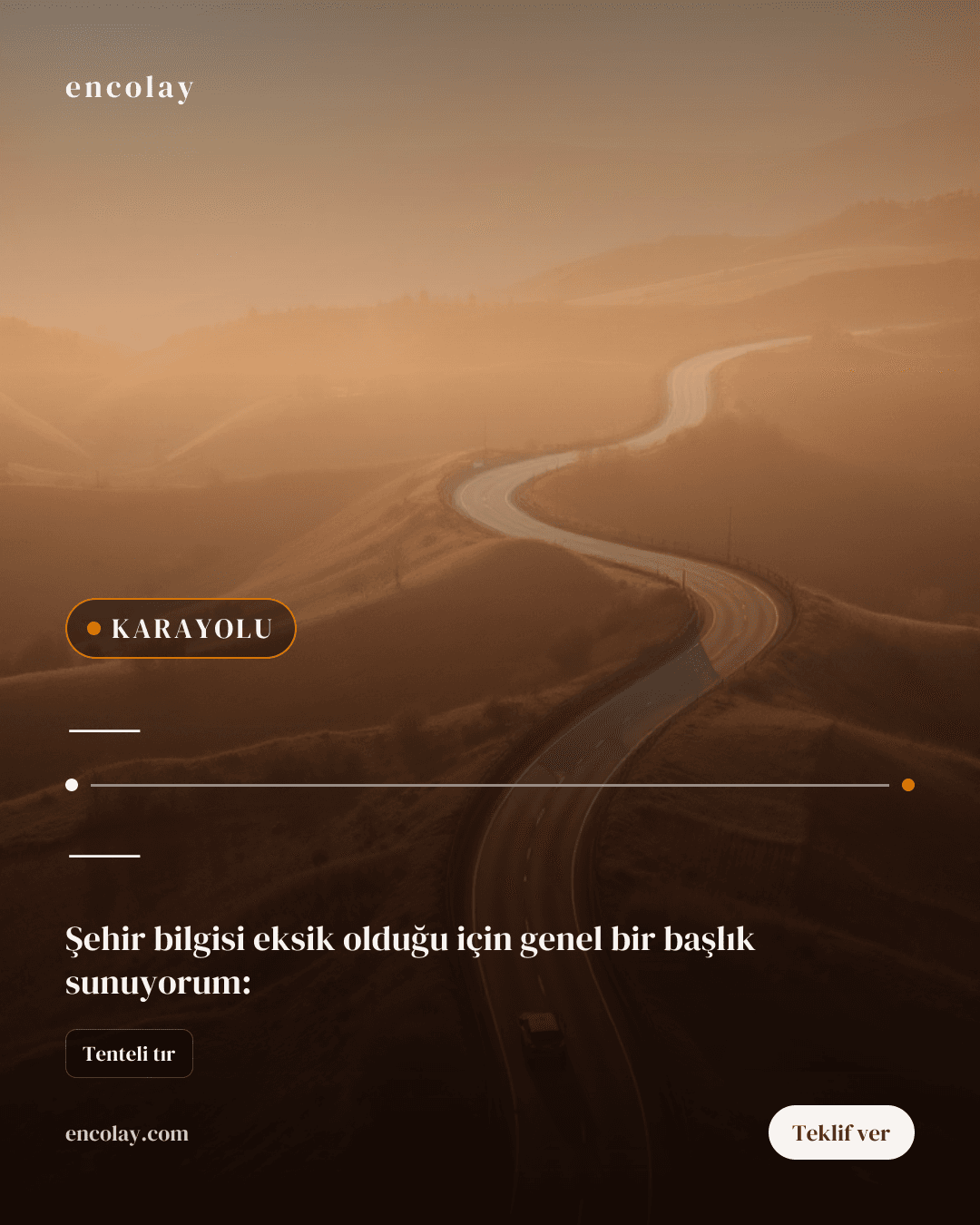karayolu taşıma talebi