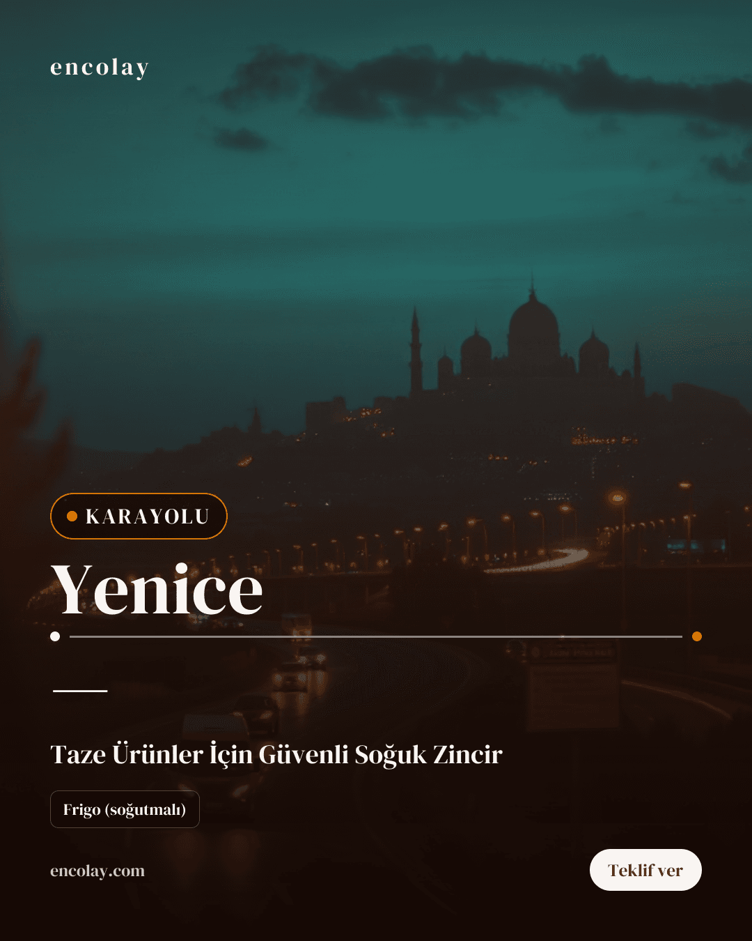 Yenice'den karayolu taşıma talebi