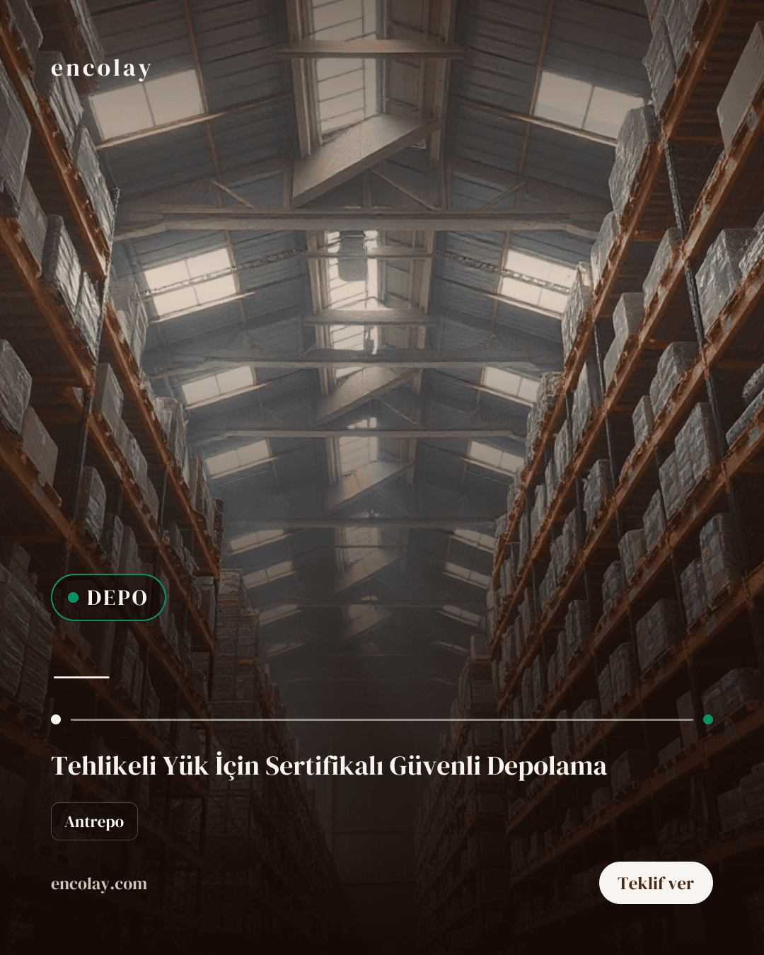 Yurtdışından Boya Firması İçin Yanıcı Madde Depolama Hizmeti