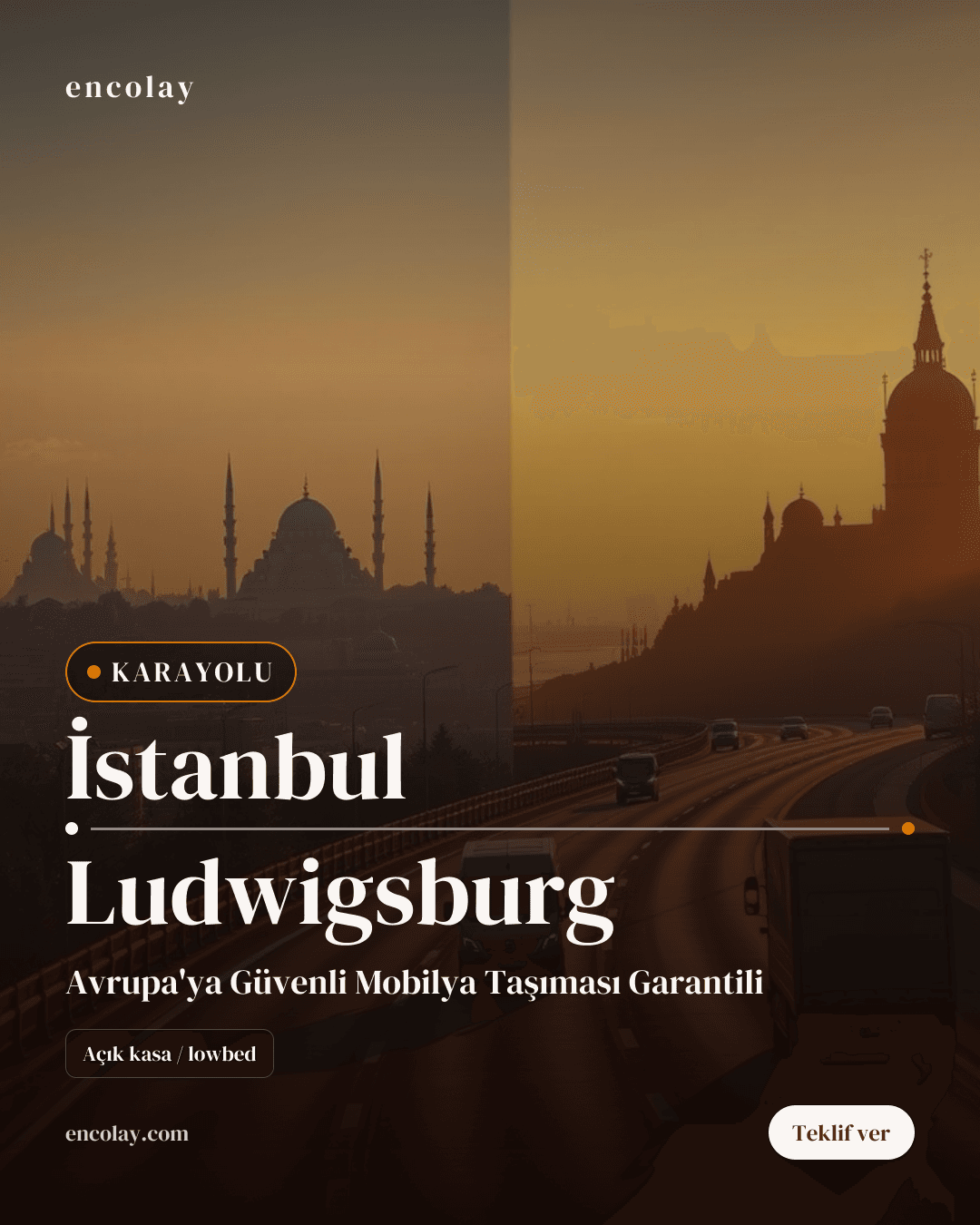 İstanbul-Ludwigsburg Mobilya Taşıması