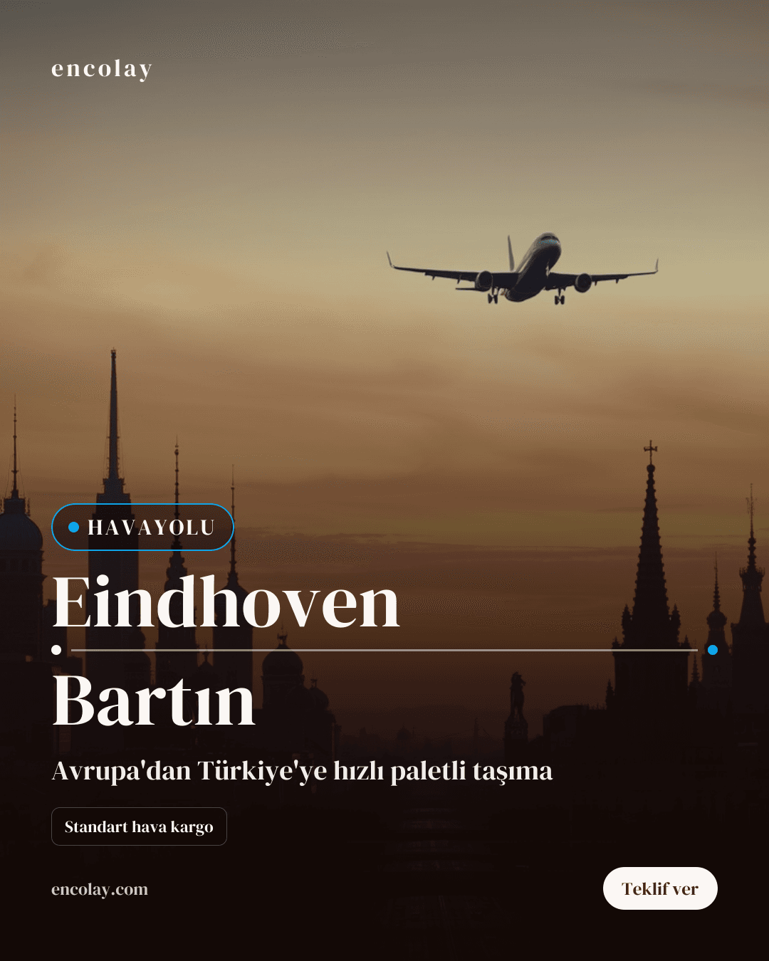 Eindhoven-Bartın Arası 10 Palet Mühürlü Kamyon Taşıması